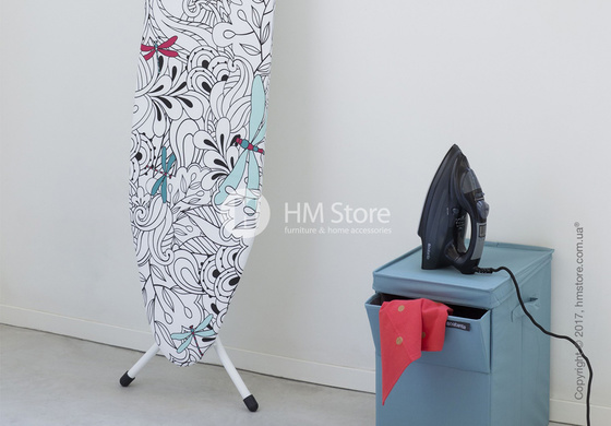 Гладильная доска Brabantia Solid Steam Iron Rest, Ivory and Dragonfly
