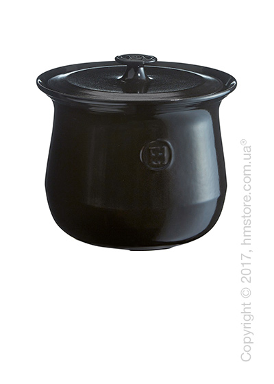 Кастрюля керамическая Emile Henry Stockpot Cookware Flame, Charcoal