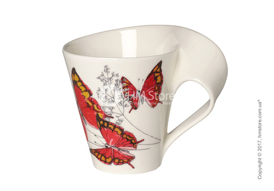 Чашка Villeroy & Boch коллекция New Wave Caffè, серия Animals of the World 300 мл, Noble Leafwing