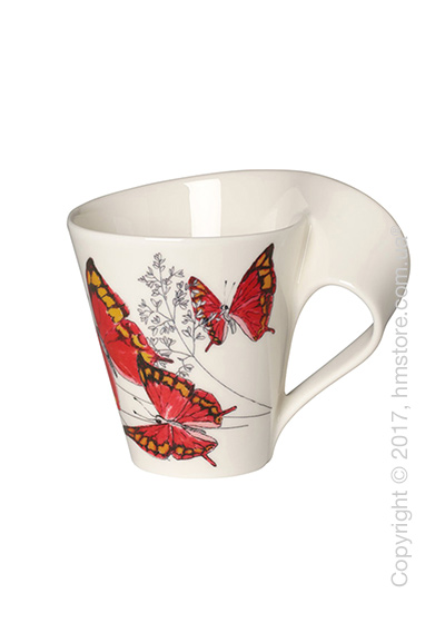 Чашка Villeroy & Boch коллекция New Wave Caffè, серия Animals of the World 300 мл, Noble Leafwing