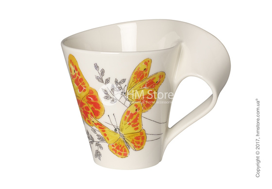 Чашка Villeroy & Boch коллекция New Wave Caffè, серия Animals of the World 300 мл, Washed Sulphur