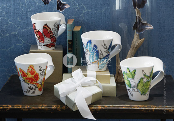 Чашка Villeroy & Boch коллекция New Wave Caffè, серия Animals of the World 300 мл, Washed Sulphur