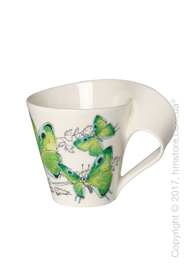 Чашка Villeroy & Boch коллекция New Wave Caffè, серия Animals of the World 250 мл, Green Hairstreak