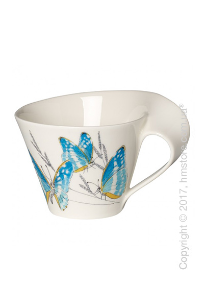 Чашка Villeroy & Boch коллекция New Wave Caffè, серия Animals of the World 400 мл, Morpho Cypris