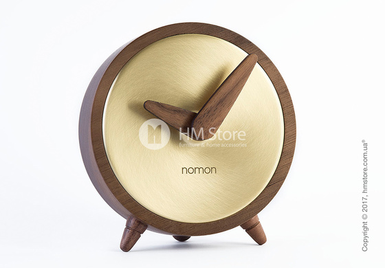 Часы настольные Nomon Atomo Sobremesa, Gold