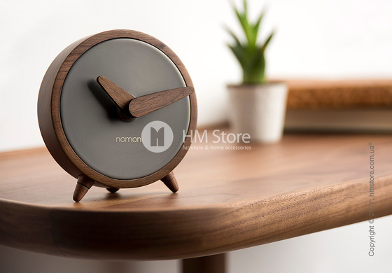 Часы настольные Nomon Atomo Sobremesa, Graphite Часы настольные Nomon Atomo Sobremesa, Graphite