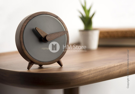Часы настольные Nomon Atomo Sobremesa, Graphite Часы настольные Nomon Atomo Sobremesa, Graphite