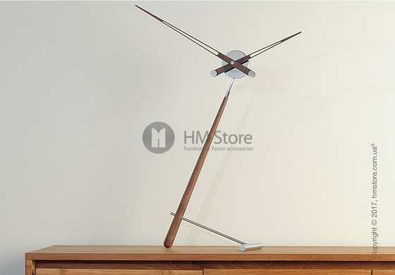 Часы настольные Nomon Puntero T Desktop Clock, Walnut