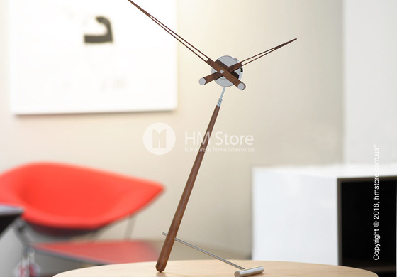 Часы настольные Nomon Puntero T Desktop Clock, Walnut