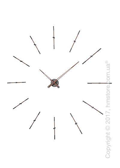 Часы настенные Nomon Merlin 12 T Wall Clock, Walnut