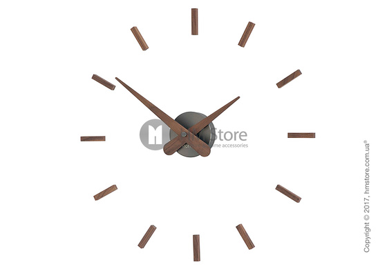 Часы настенные Nomon Sunset T Wall Clock, Walnut