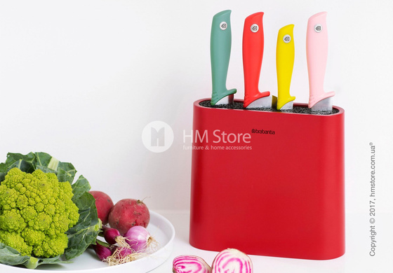 Подставка для ножей Brabantia Tasty Colours, Red
