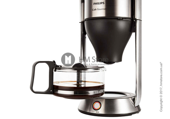 Кофеварка Philips Cafe Gourmet Coffee Maker, Black and Steel