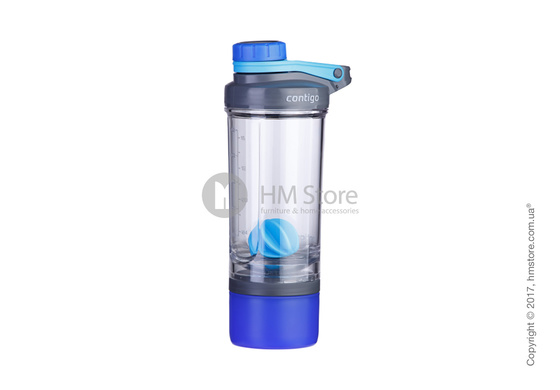 Шейкер Contigo Shake & Go FIT Compartment, Blue 650 мл Шейкер Contigo Shake & Go FIT Compartment, Blue 650 мл