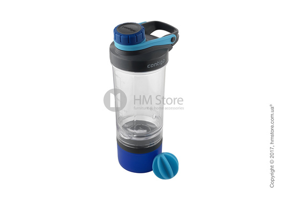 Шейкер Contigo Shake & Go FIT Compartment, Blue 650 мл Шейкер Contigo Shake & Go FIT Compartment, Blue 650 мл
