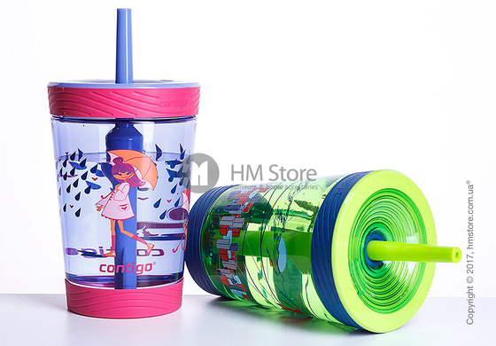Стакан для воды детский Contigo Spill Proof Tumbler, Granny Smith Hero 420 мл