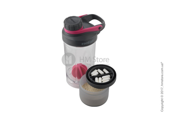 Шейкер Contigo Shake & Go FIT Compartment, Pink 650 мл
