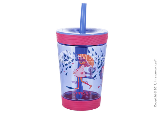 Стакан для воды детский Contigo Spill Proof Tumbler, Wink Raining Cats & Dogs 420 мл
