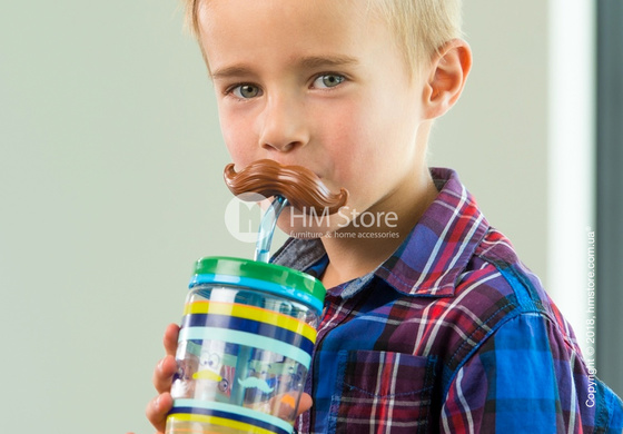 Стакан для воды детский Contigo Funny Straw, Blue