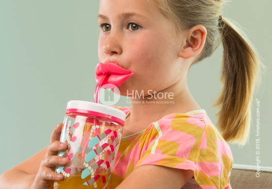 Стакан для воды детский Contigo Funny Straw, Pink