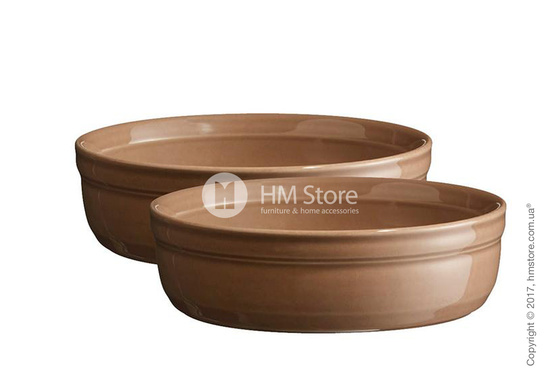 Набор форм для крем-брюле Emile Henry Ovenware 13 см, 2 шт, Oak
