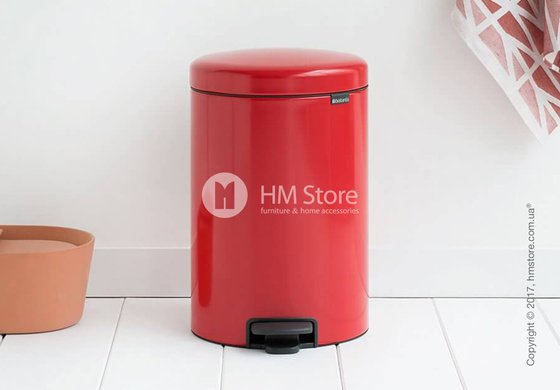 Ведро для мусора Brabantia  Pedal Bin NewIcon 20 л, Passion Red