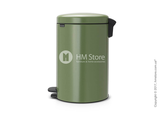 Ведро для мусора Brabantia Pedal Bin NewIcon 20 л, Moss Green