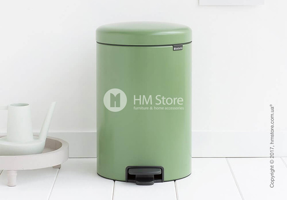 Ведро для мусора Brabantia Pedal Bin NewIcon 20 л, Moss Green