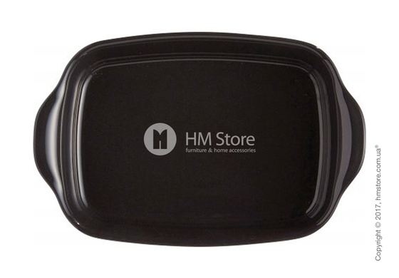 Форма для выпечки прямоугольная 22 х 14 см Emile Henry Ovenware, Charcoal