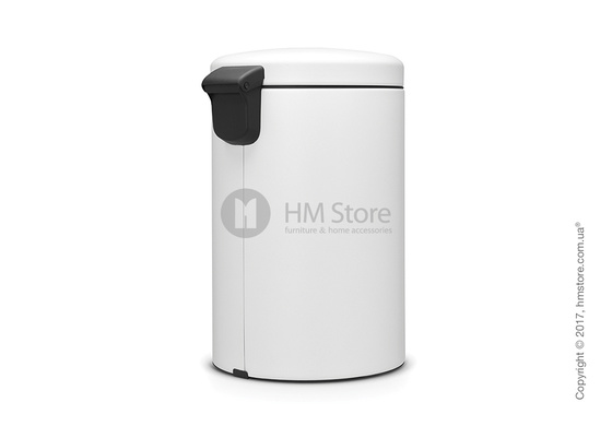Ведро для мусора Brabantia Pedal Bin NewIcon Luxury 20 л, Mineral Eternal White