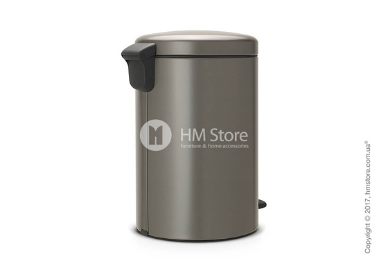 Ведро для мусора Brabantia Pedal Bin NewIcon 20 л, Platinum