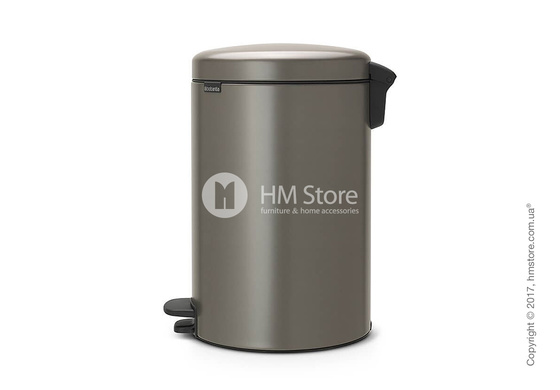 Ведро для мусора Brabantia Pedal Bin NewIcon 20 л, Platinum
