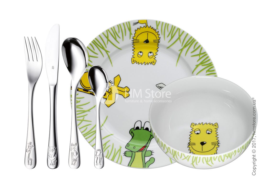 Набор детской посуды WMF коллекция Safari, 6 предметов