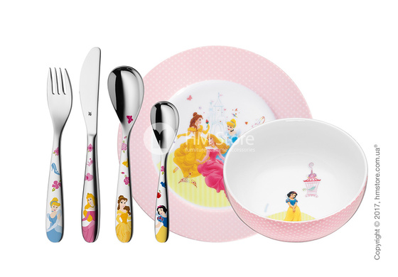 Набор детской посуды WMF коллекция Disney Princess, 6 предметов