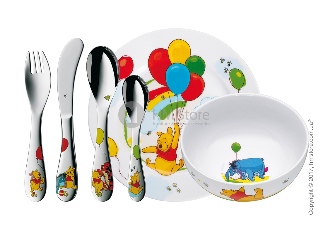 Набор детской посуды WMF коллекция Winnie The Pooh, 6 предметов
