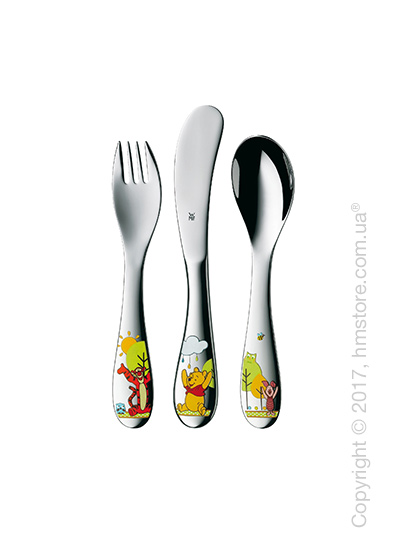 Набор столовых приборов детский WMF коллекция Winnie The Pooh, 3 предмета