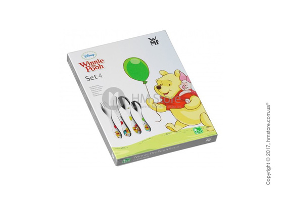 Набор столовых приборов детский WMF коллекция Winnie The Pooh, 4 предмета