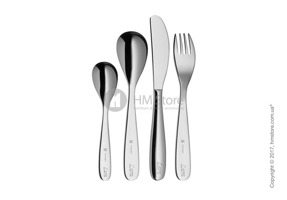 Набор столовых приборов детский WMF коллекция Disney Princess, 4 предмета