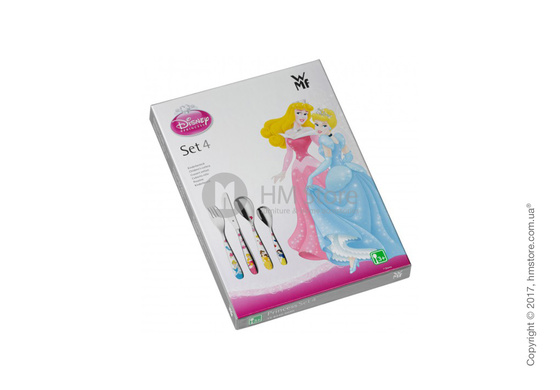 Набор столовых приборов детский WMF коллекция Disney Princess, 4 предмета