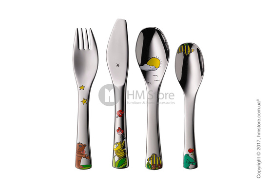 Набор столовых приборов детский WMF коллекция Janosch, 4 предмета