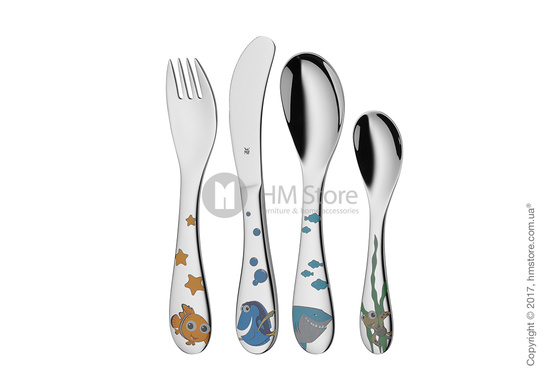 Набор столовых приборов детский WMF коллекция Nemo, 4 предмета