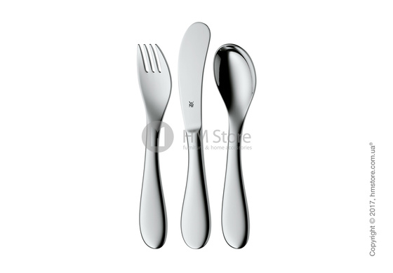 Набор столовых приборов детский WMF коллекция Knuddel, 3 предмета