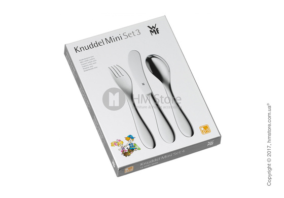 Набор столовых приборов детский WMF коллекция Knuddel, 3 предмета