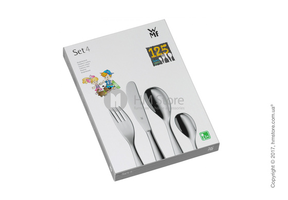 Набор столовых приборов детский WMF коллекция Knuddel, 4 предмета