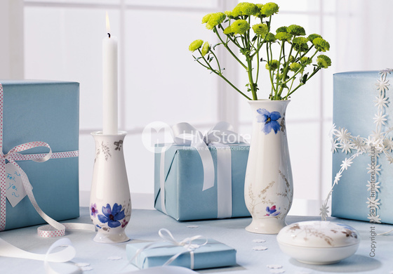 Ваза Villeroy & Boch коллекция Mariefleur Gris Gifts, 20 см