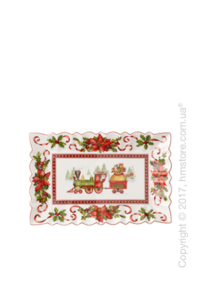 Блюдо для подачи Villeroy & Boch коллекция Toy’s Fantasy, 35х22,5 см, Christmas Train