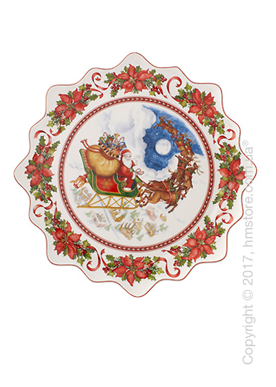 Блюдо Villeroy & Boch коллекция Toy’s Fantasy, 42 см, Santa's Flight