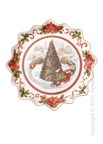 Блюдо для подачи Villeroy & Boch коллекция Toy’s Fantasy, 39 см, North Pole Express