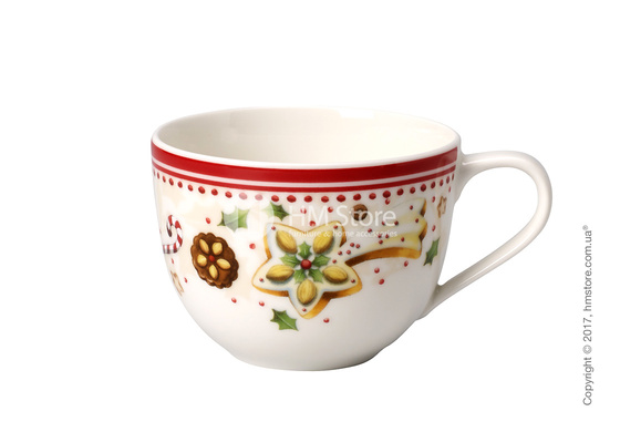 Чашка с блюдцем Villeroy & Boch коллекция Winter Bakery Delight, 230 мл, Star