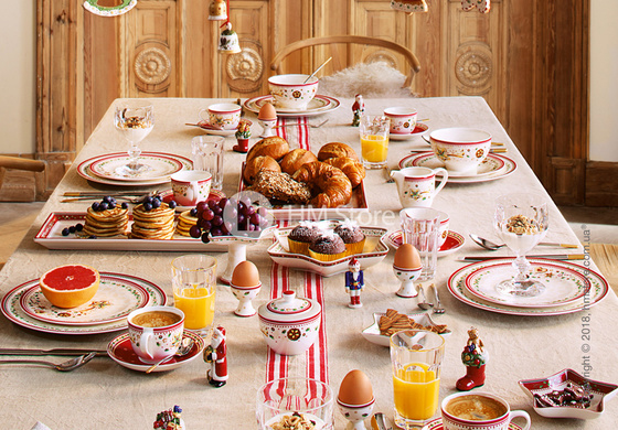 Чашка с блюдцем Villeroy & Boch коллекция Winter Bakery Delight, 230 мл, Star
